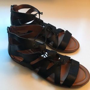 Lucky Brand Gladiator Centiee Black Kalahari